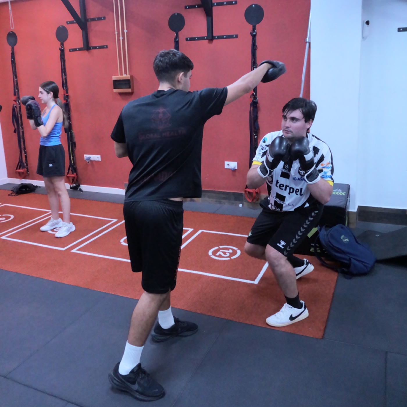 Clase de boxeo